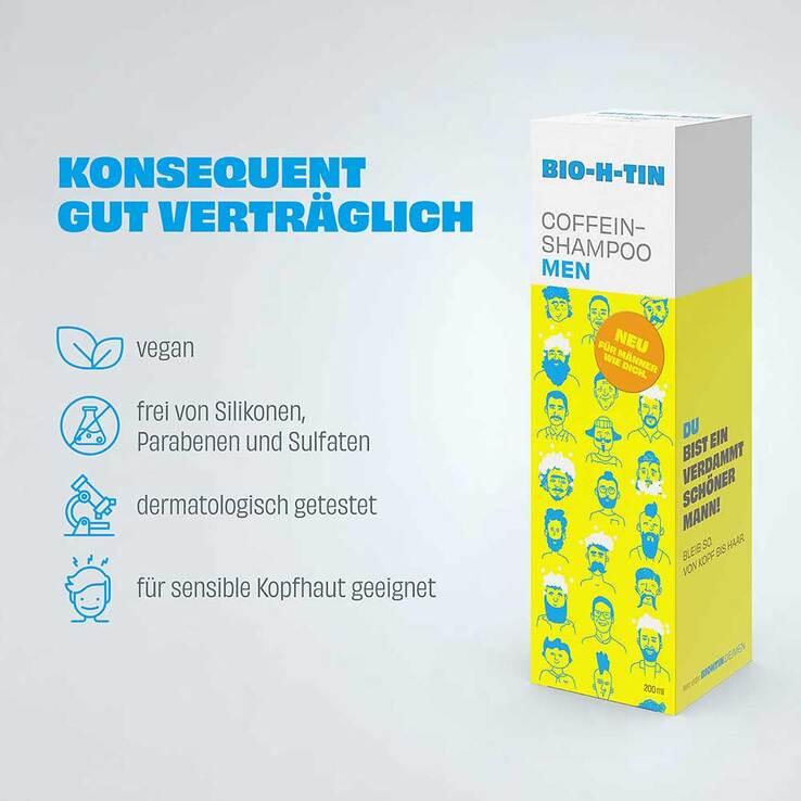 Bio-H-Tin Coffein-Shampoo MEN - 6