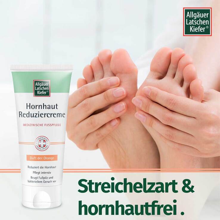Allgäuer Latschenkiefer Hornhaut Reduziercreme Orange - 2