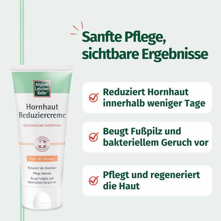 Allgäuer Latschenkiefer Hornhaut Reduziercreme Orange - 4