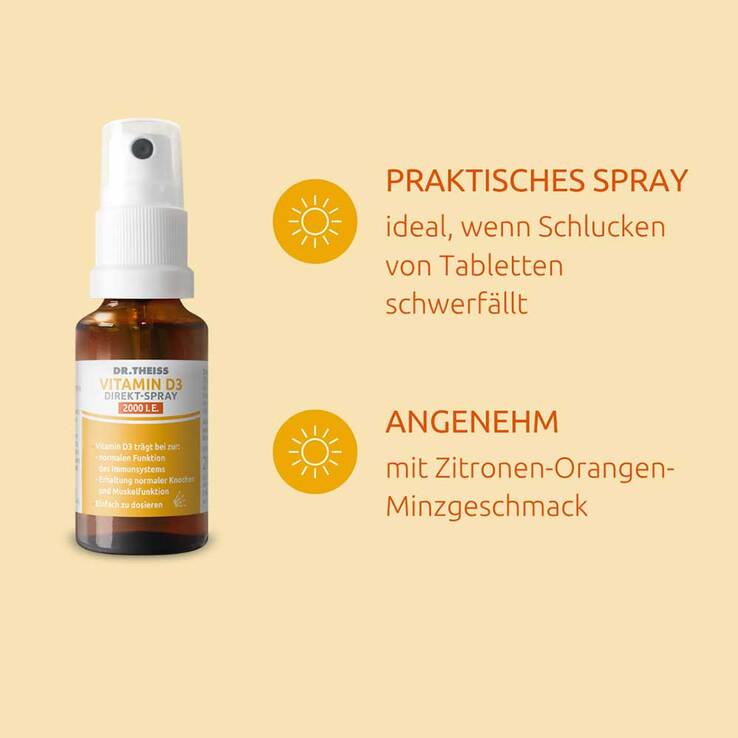 Dr. Theiss Vitamin D3 Direkt-Spray 2000 I.E. - 4