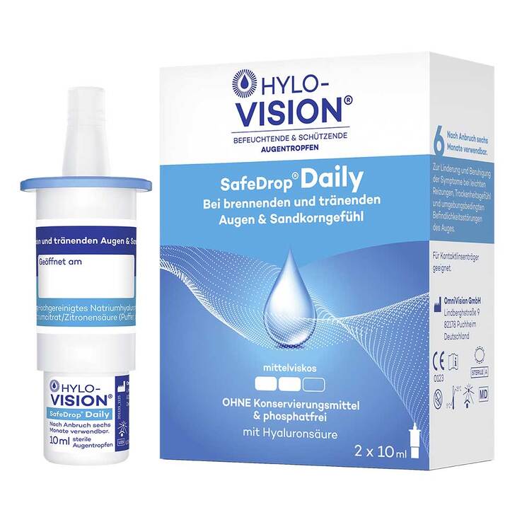 Hylo-Vision Safedrop Daily Augentropfen - 1