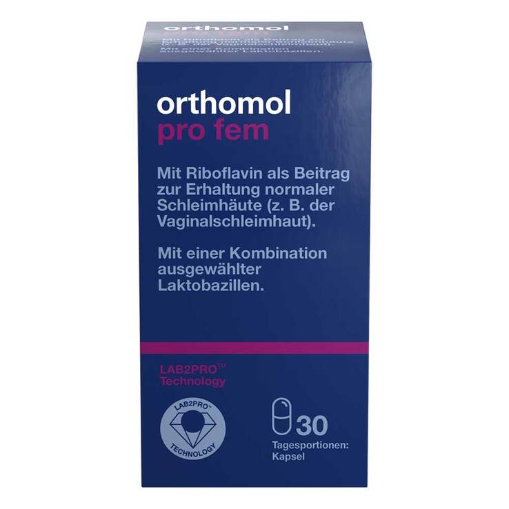 Orthomol pro fem Kapseln - 1