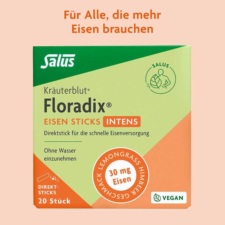 Floradix Eisen Sticks intens Pulver - 7