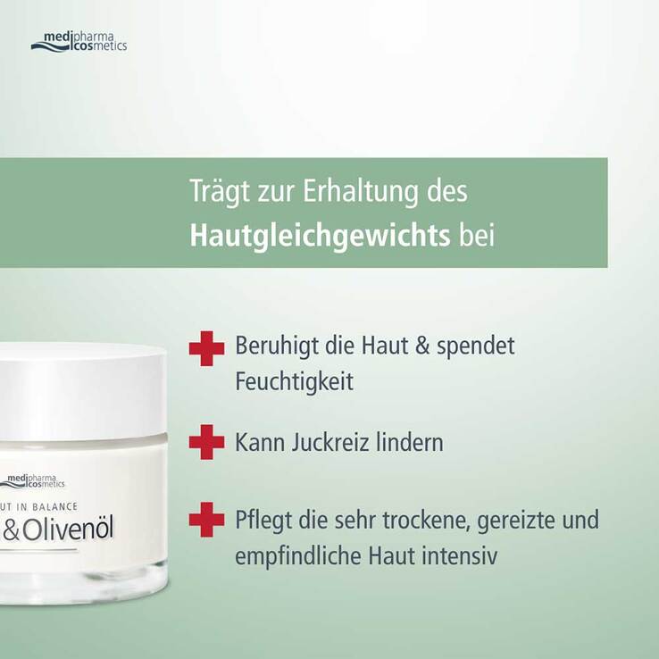 Haut in Balance Urea & Olivenöl Gesichtspflege Creme - 4