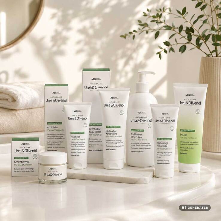 Haut in Balance Urea & Olivenöl Gesichtspflege Creme - 6