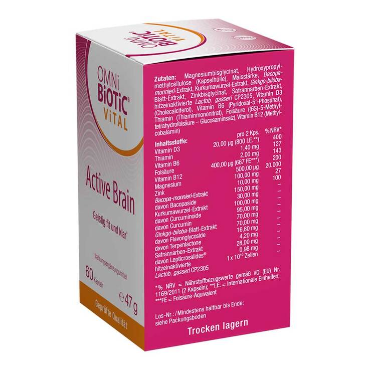 Omni Biotic Vital Active Brain Kapseln - 3