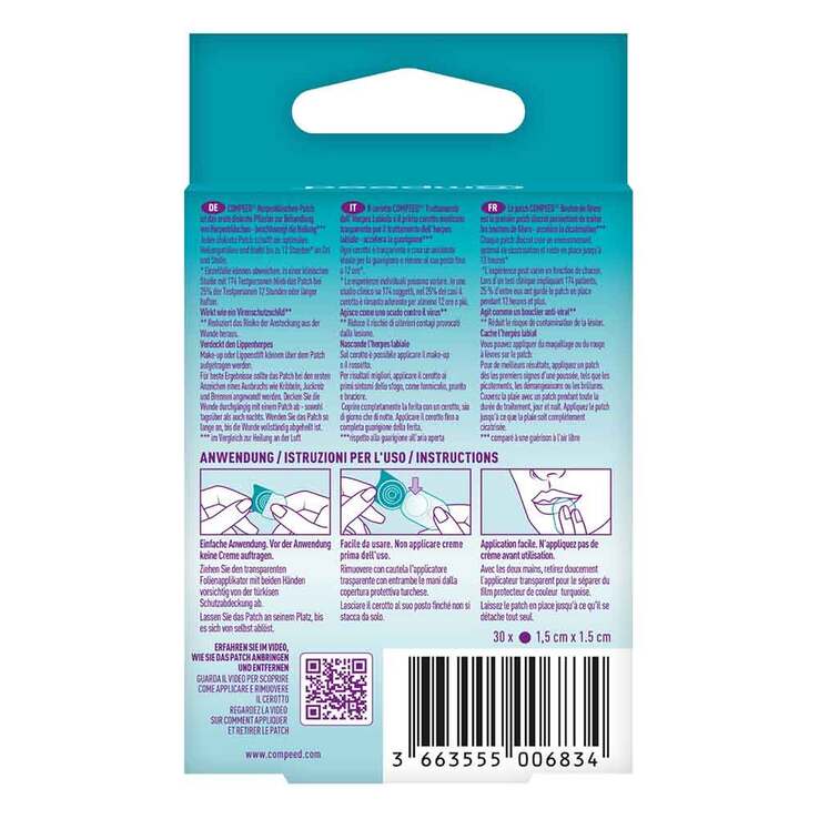 Compeed Herpesbläschen Patch Vorteilspack - 2