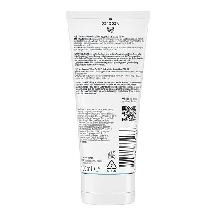 Neutrogena Ultra Gentle Feuchtigkeitscreme LSF 30 - 6