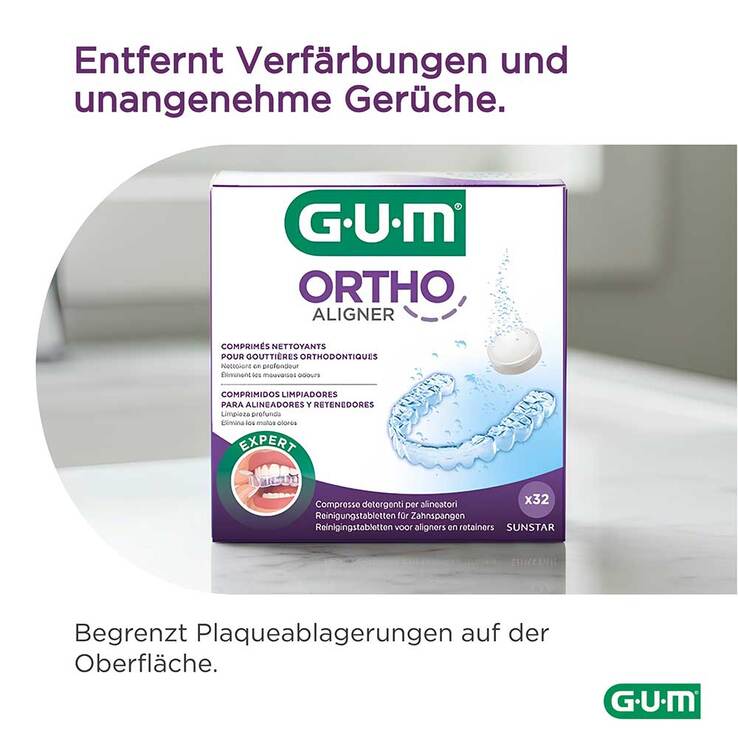 GUM Ortho Aligner Reinigungstabletten - 5