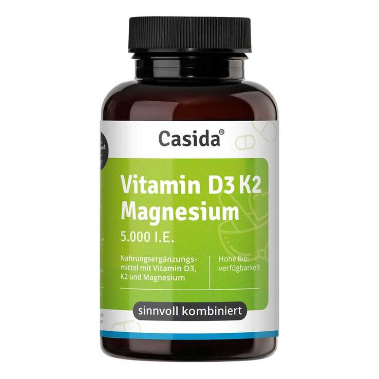 Vitamin D3 K2 Magnesium 5000 I.E. Kapseln - 1