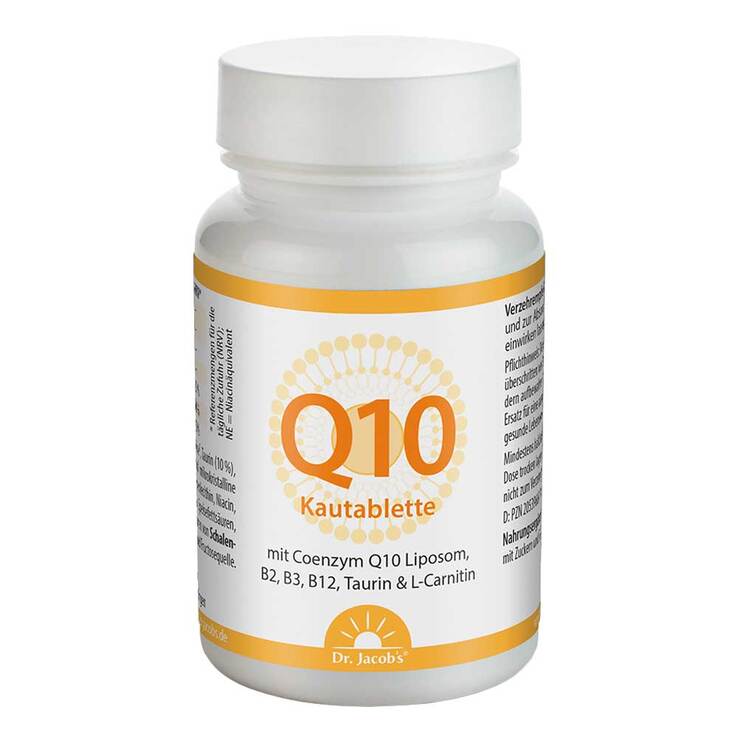 Coenzym Q10 Kautabletten Taurin L-Carnitin Dr. Jacob`s - 1