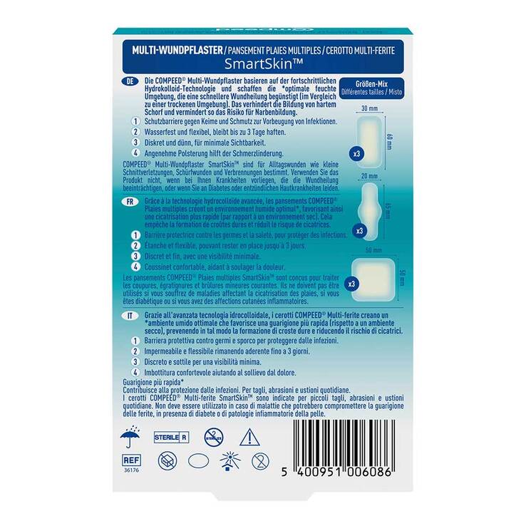 Compeed Multi-Wundpflaster Smartskin Mix - 7