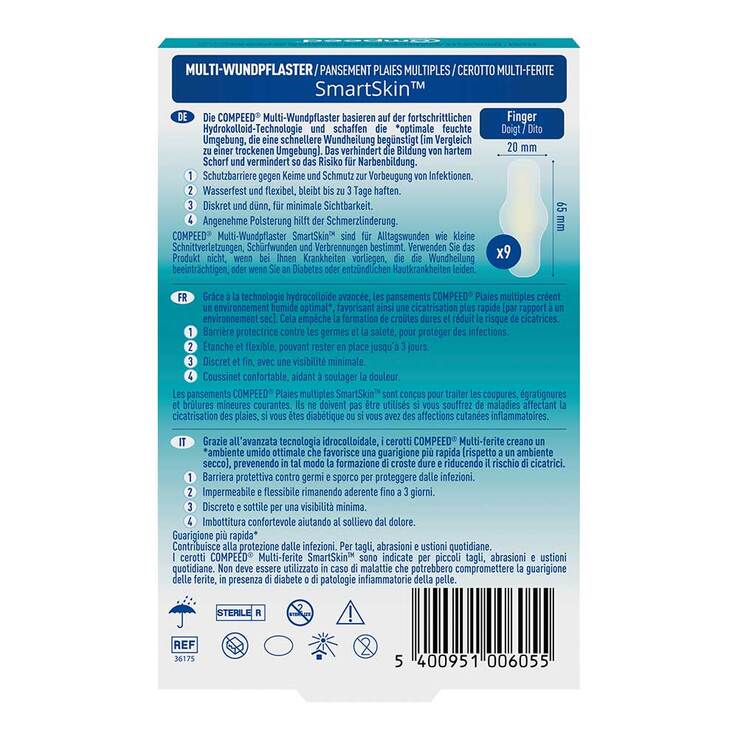 Compeed Multi-Wundpflaster Smartskin Finger - 7