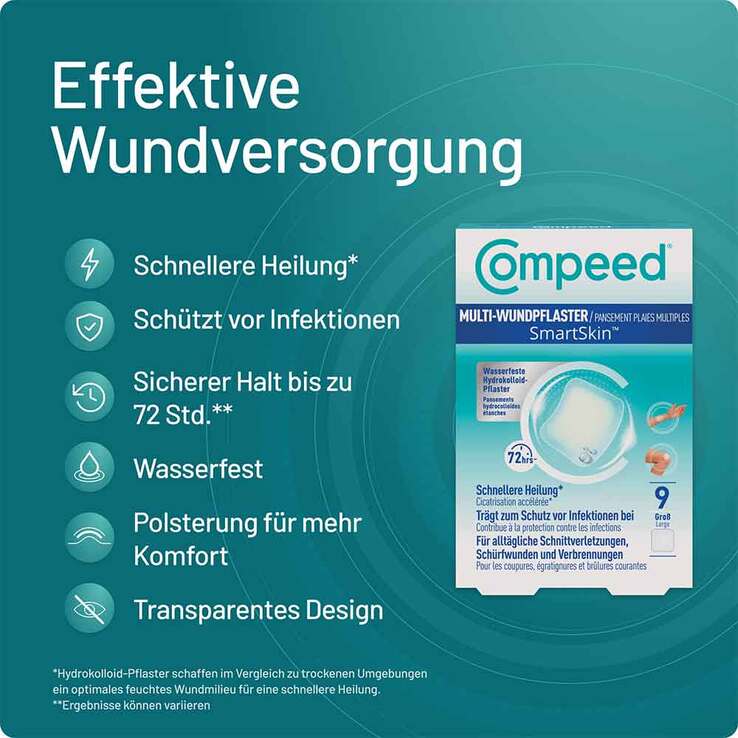 Compeed Multi-Wundpflaster Smartskin groß - 2
