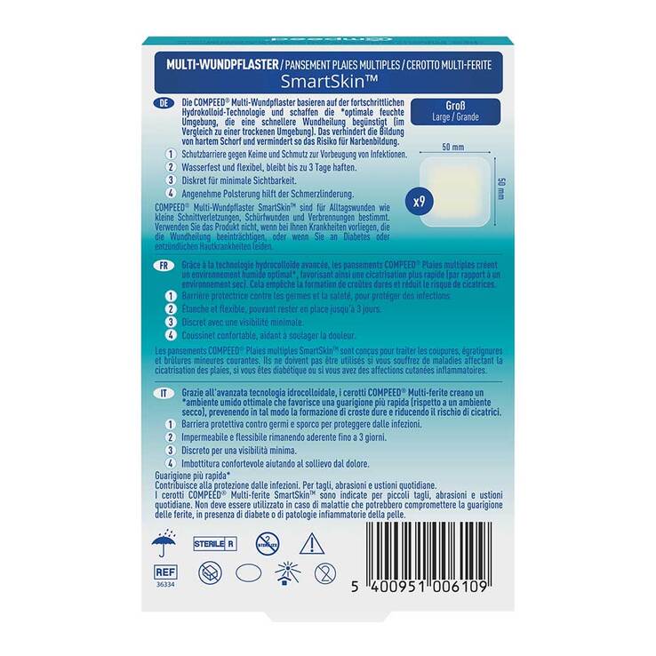 Compeed Multi-Wundpflaster Smartskin groß - 7