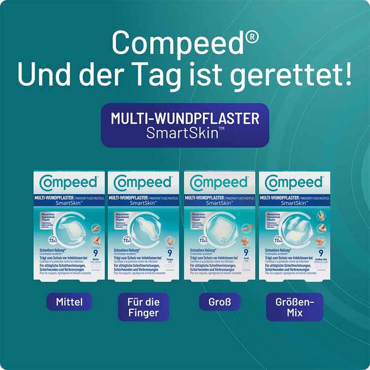 Compeed Multi-Wundpflaster Smartskin medium - 6