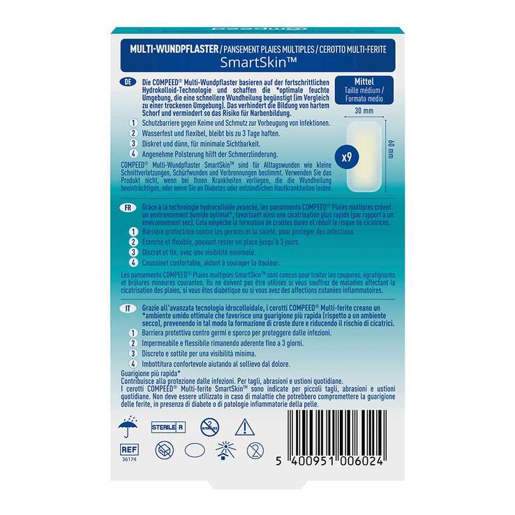 Compeed Multi-Wundpflaster Smartskin medium - 7