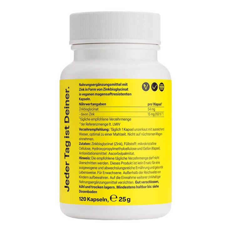 Zink Glycinat 15 mg magensaftresistente Kapseln - 2