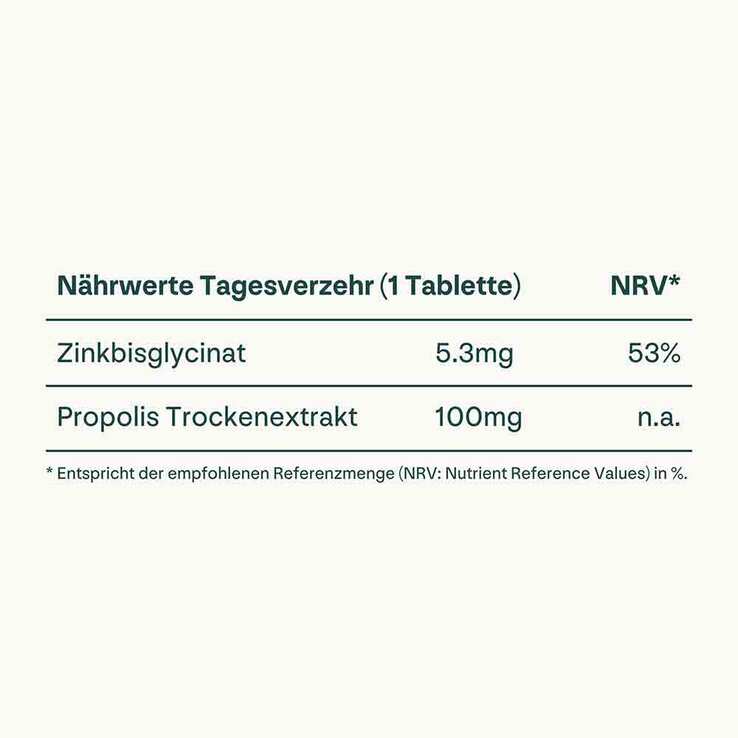 Heybee Zink 5,3 mg + Propolis Tabletten - 4