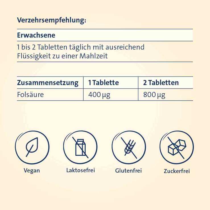 Folsäure Hevert 400 / 800 µg Tabletten - 3