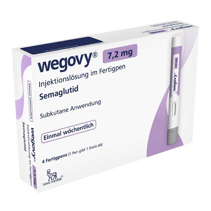 Wegovy 7,2 mg Injektionslösung im Fertigpen - 1