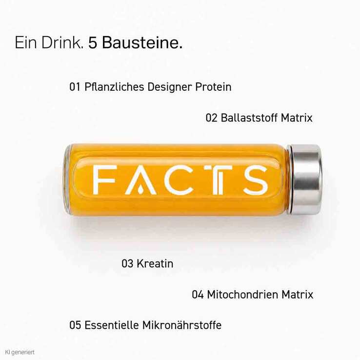 Facts Daily Vitality Ballastst.mit Protein & Kreatin - 2